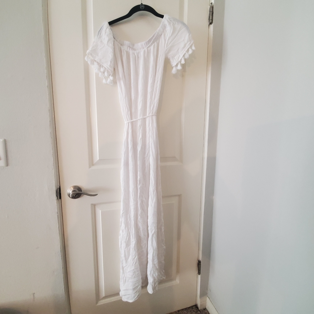 On the Road- Small- Off shoulder Cover Up